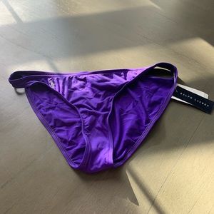 NWT Ralph Lauren size L purple bikini